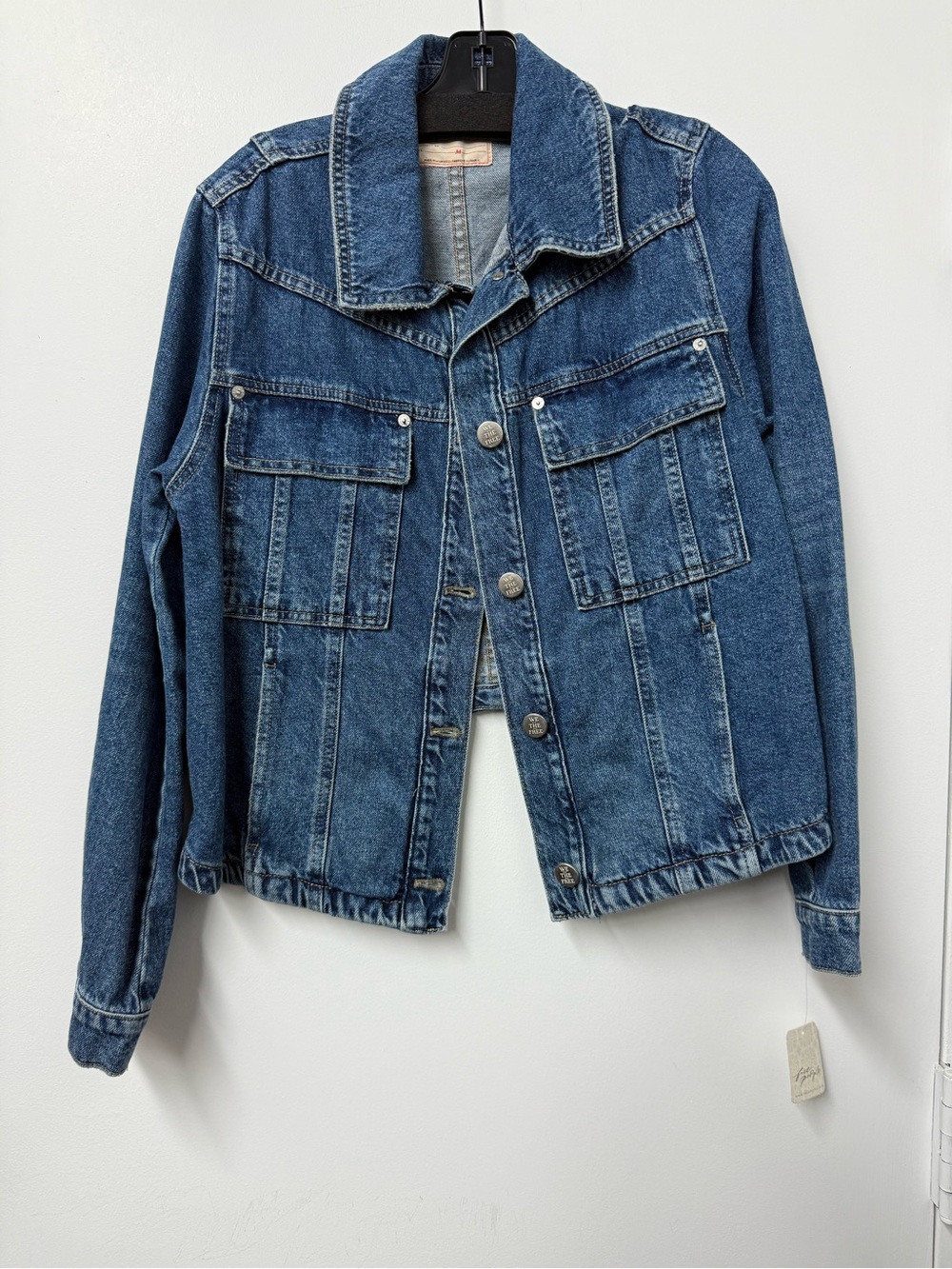 Free People Jade Denim Jacket in High Dive